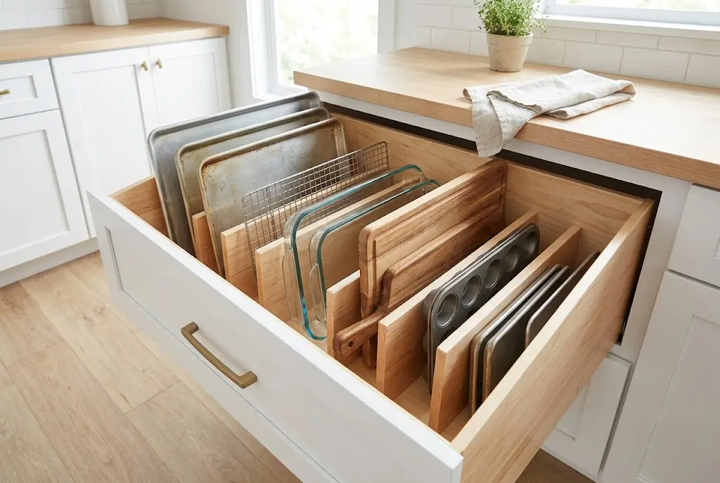 Use Vertical Drawer Space Without Hiding Things