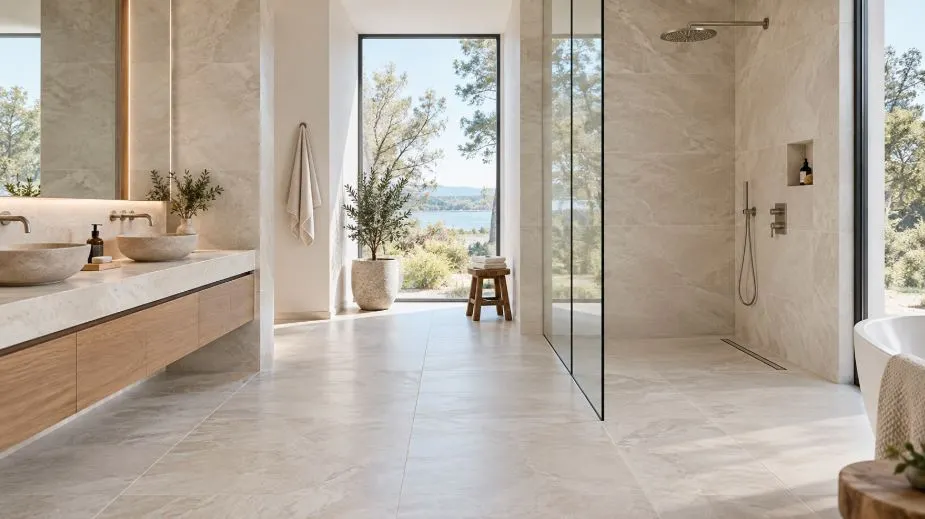 Curbless shower