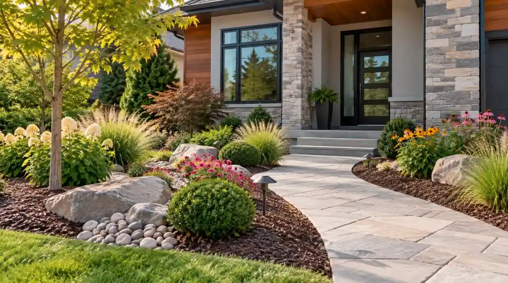 Front yard landscaping
