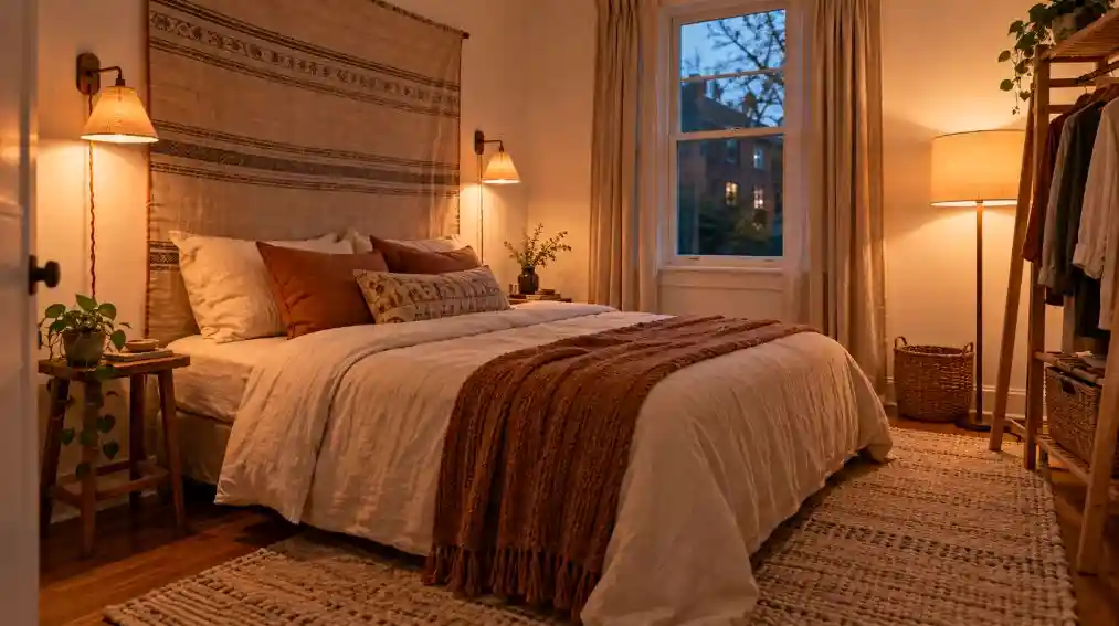 Small rental bedroom